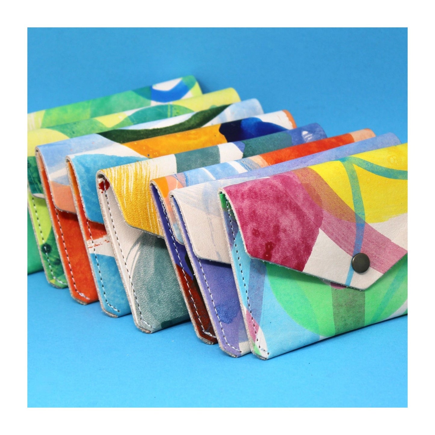 Hand Painted Popper Purse