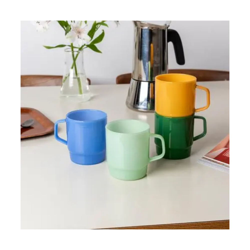 
                  
                    Stacking Glass Coffee Cup - Jade Green
                  
                