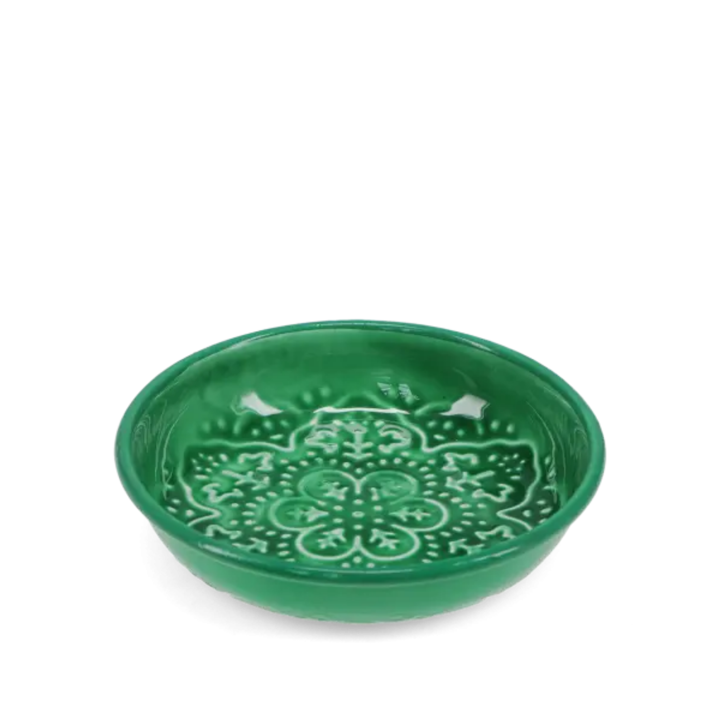 Enamel Trinket Dish - Dark Green