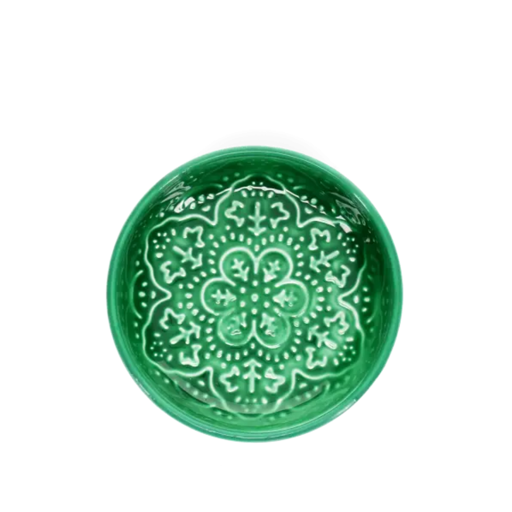 
                  
                    Enamel Trinket Dish - Dark Green
                  
                