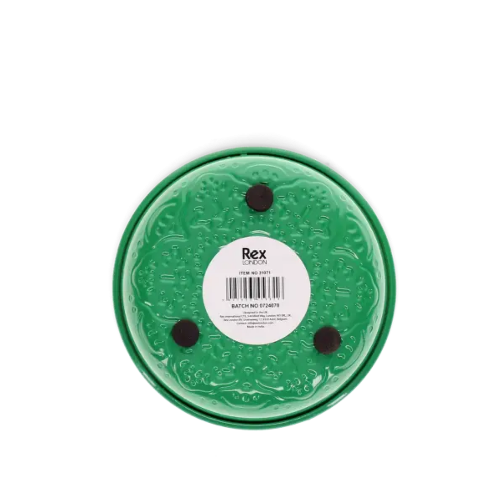 
                  
                    Enamel Trinket Dish - Dark Green
                  
                
