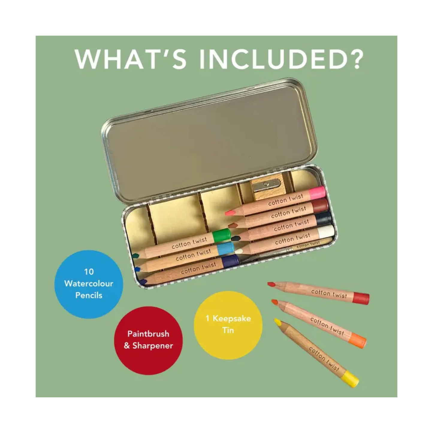 Jumbo Watercolour Pencils Set
