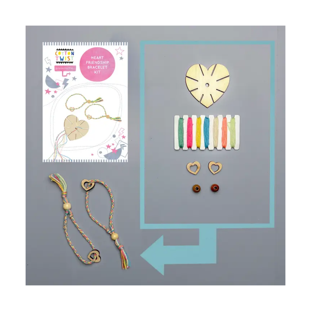 
                  
                    Heart Friendship Bracelet Making Kit
                  
                