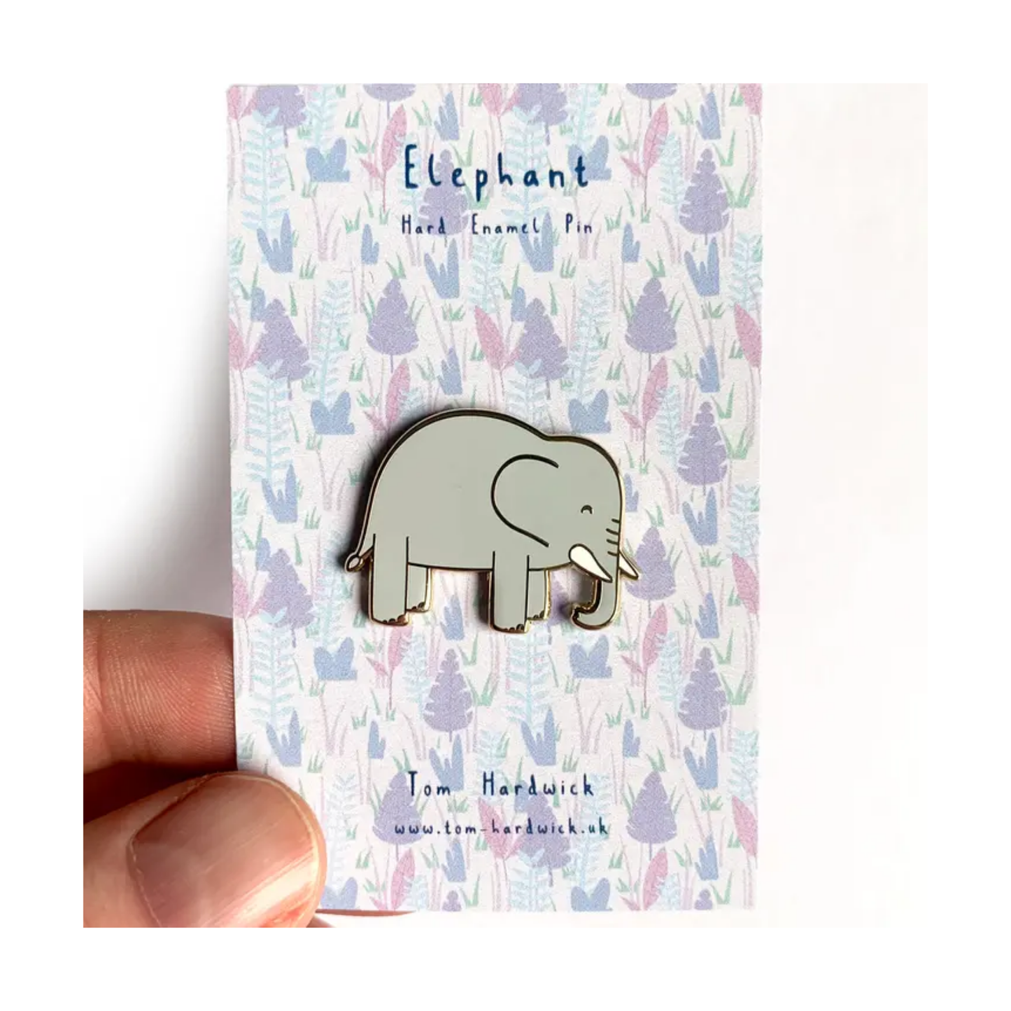 Elephant  Enamel Pin