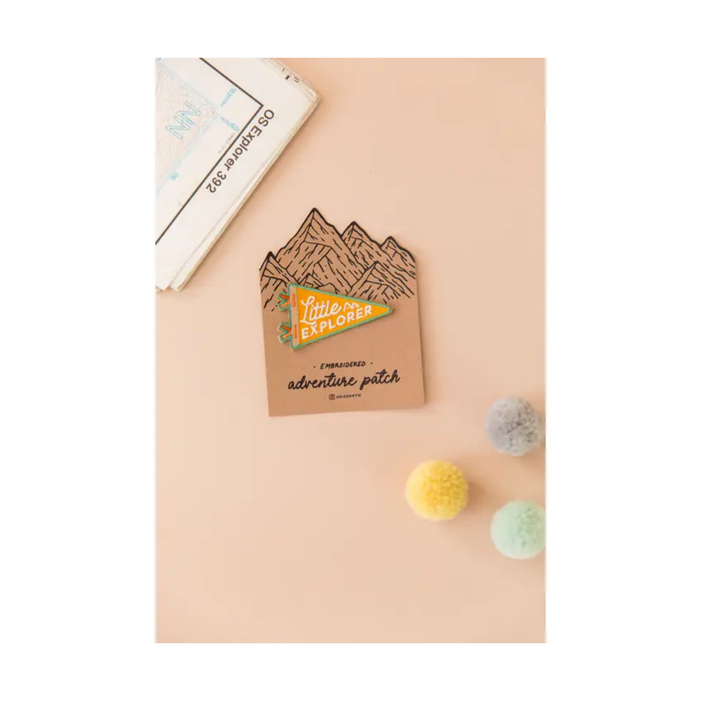 Little Explorer Kids Embroidered Patch