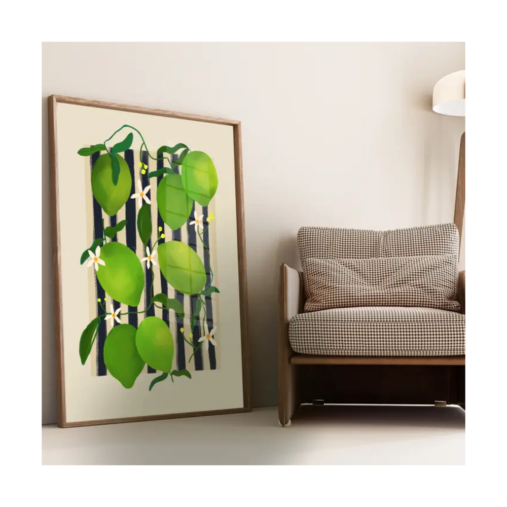 
                  
                    Lime Fruit Market Print
                  
                