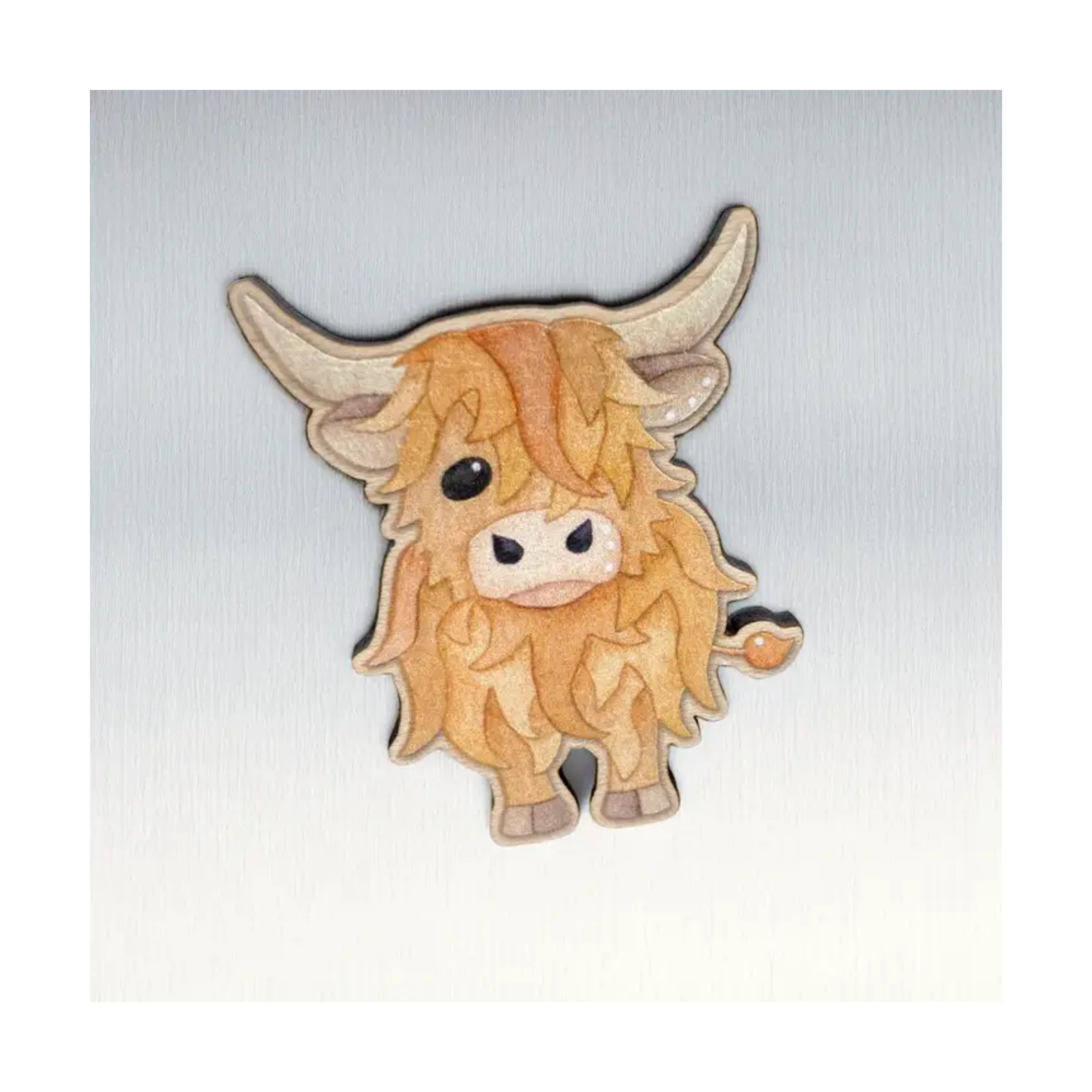 Highland Cow Fridge Magnet