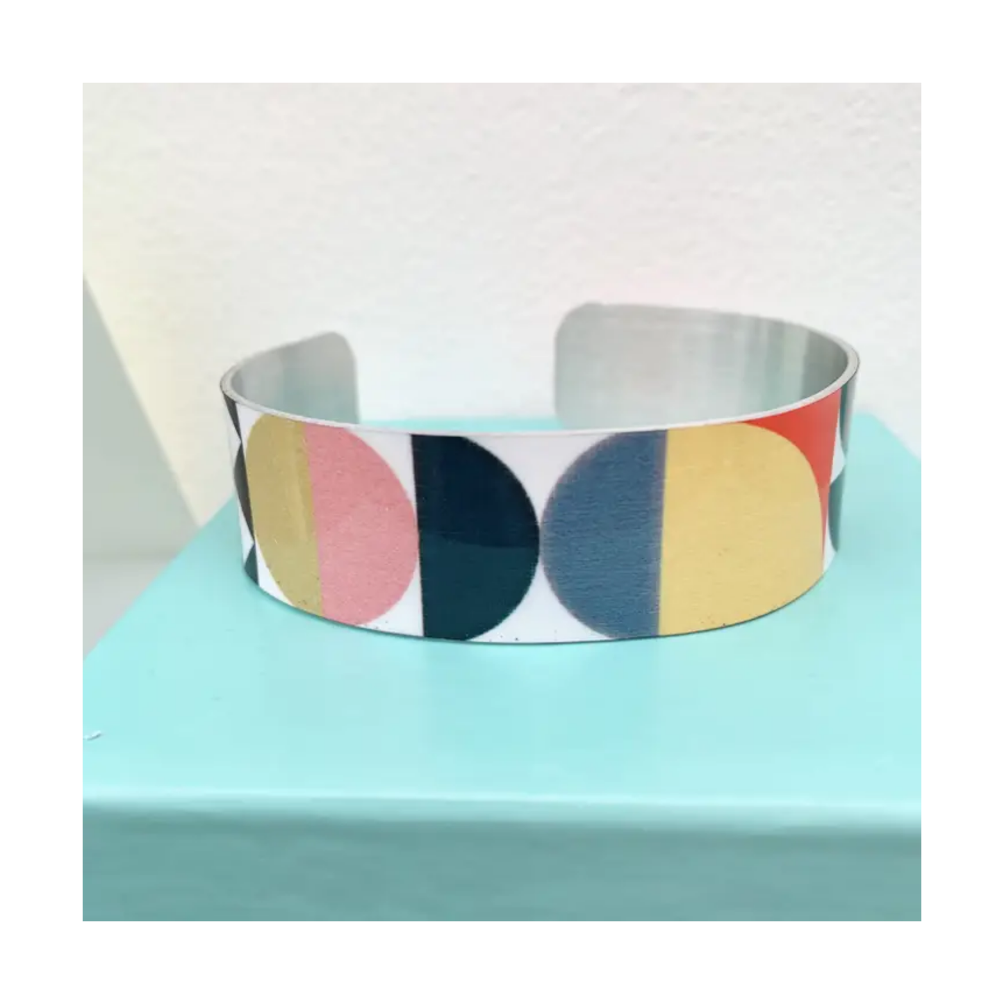 Geo Narrow Cuff Bracelet