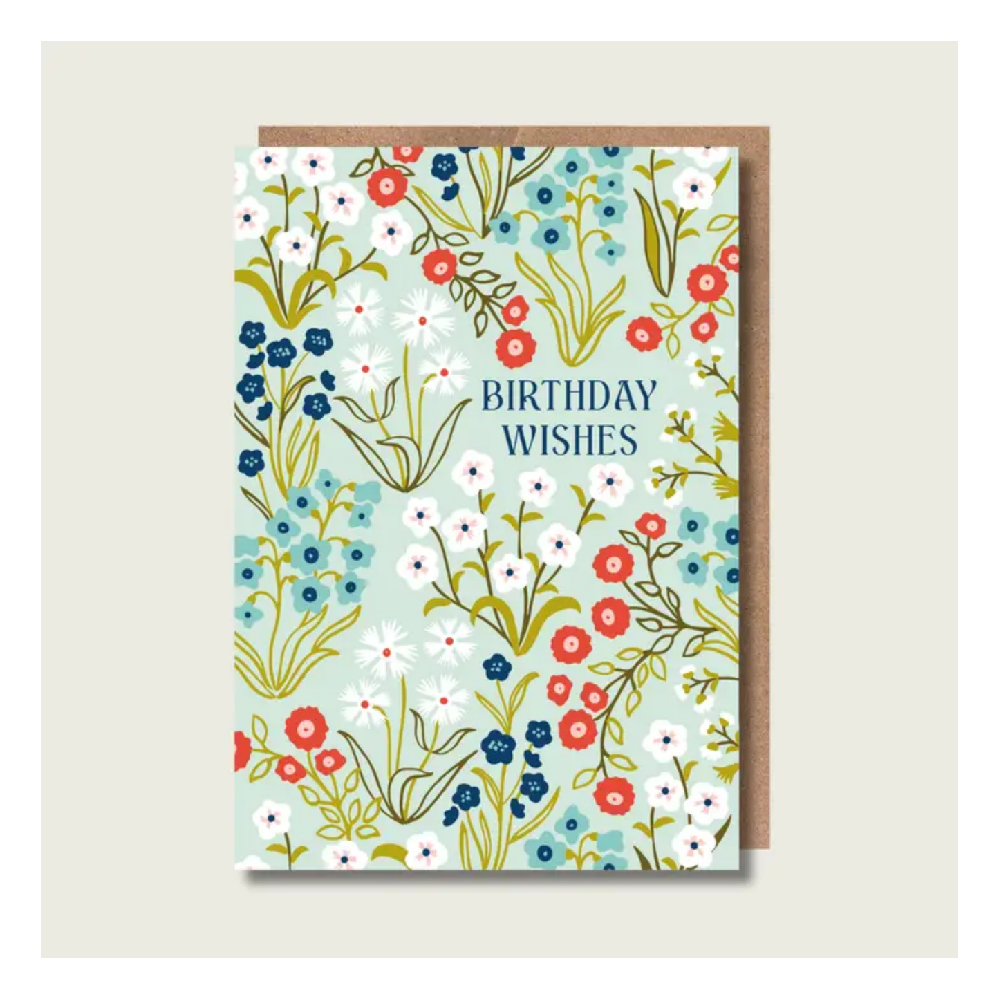 Floral Birthday Wishes Card