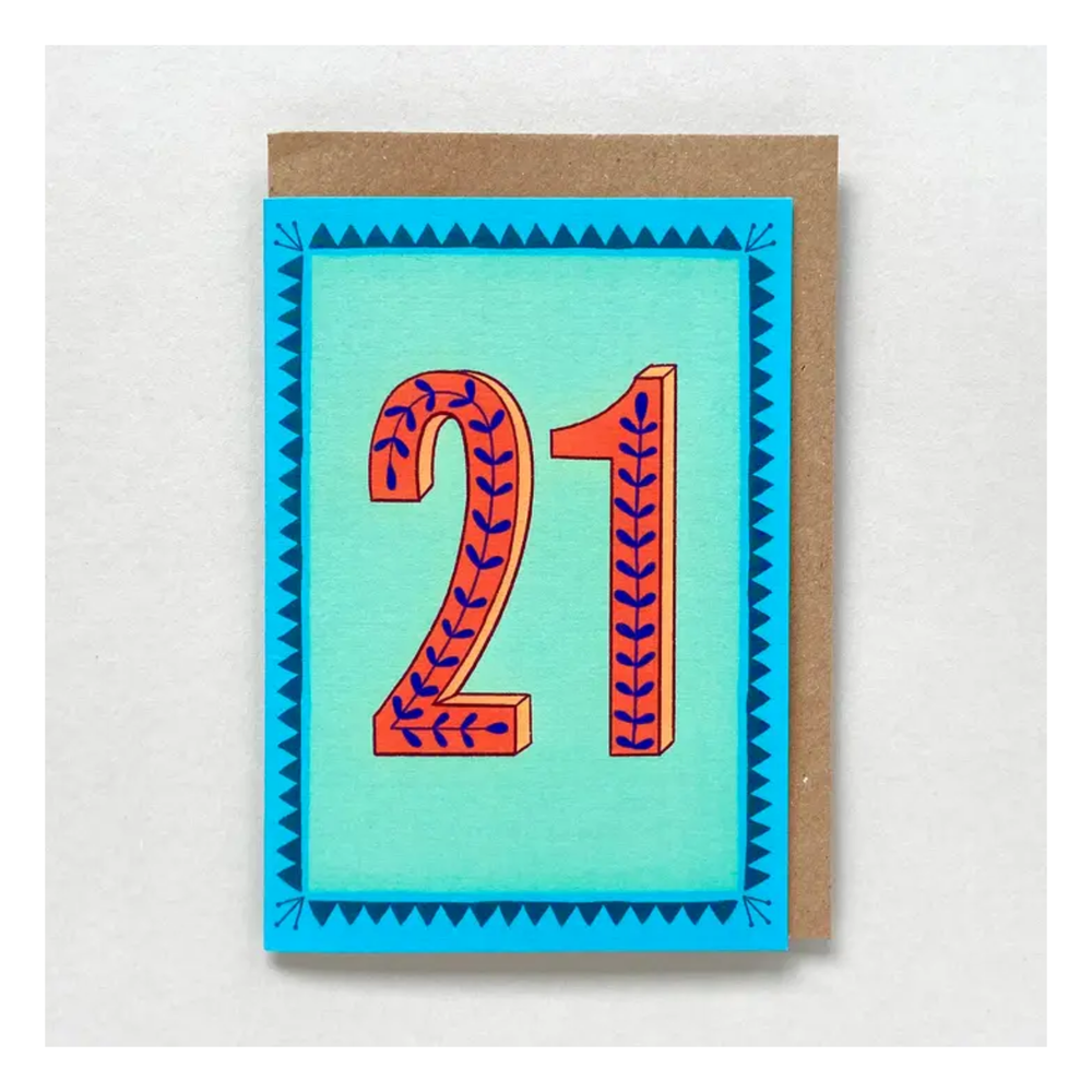 Happy 21st Birthday Card