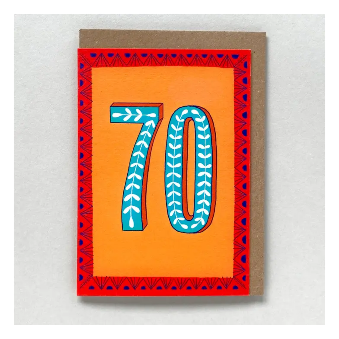 Happy 70th Birthday Card