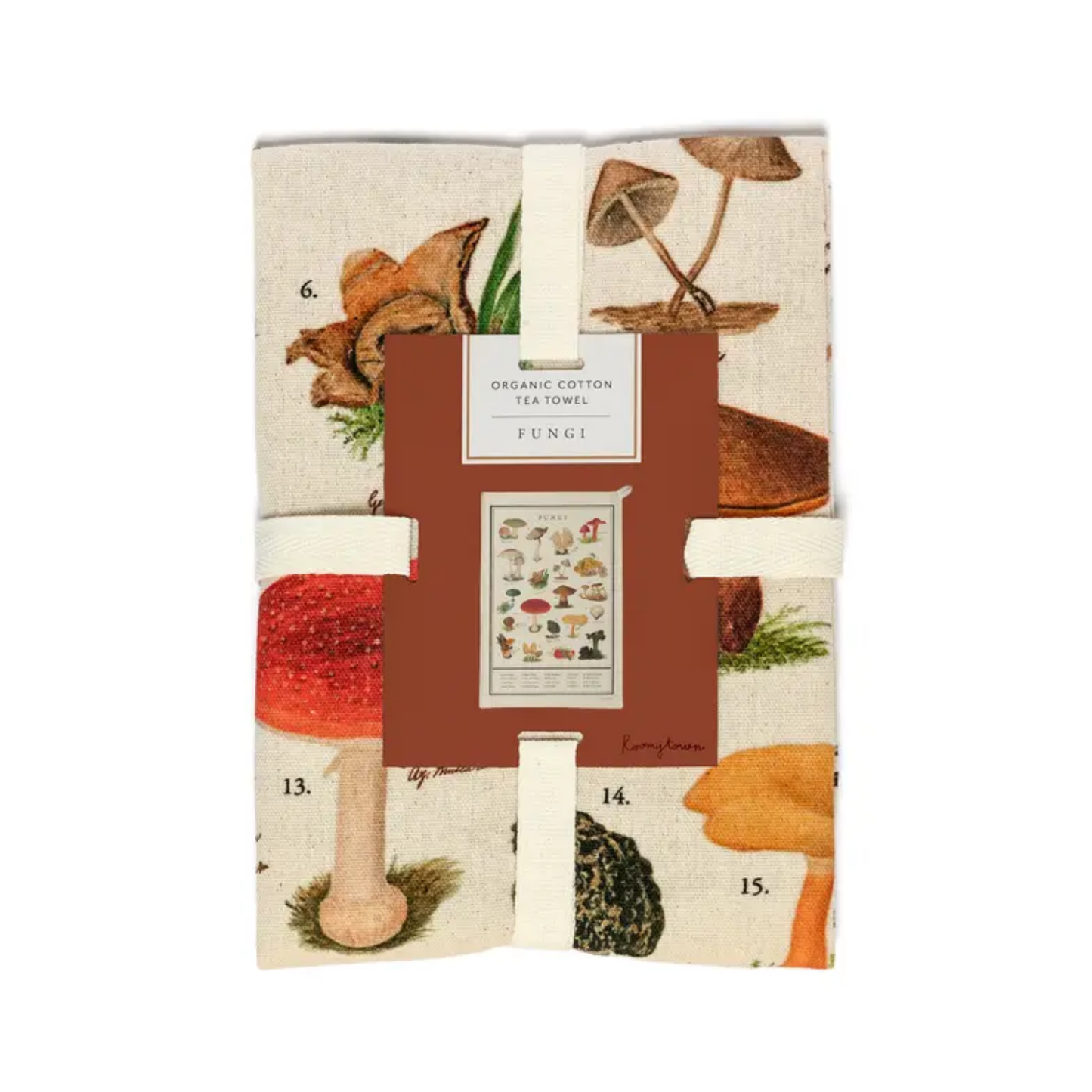 Fungi Organic Cotton Tea Towel