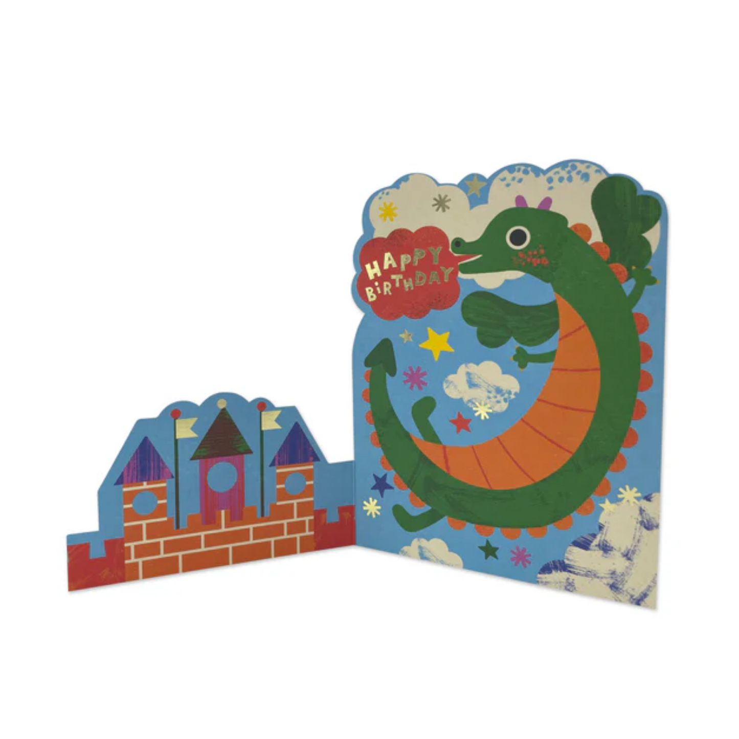 Roarsome Fold Out Birthday Card