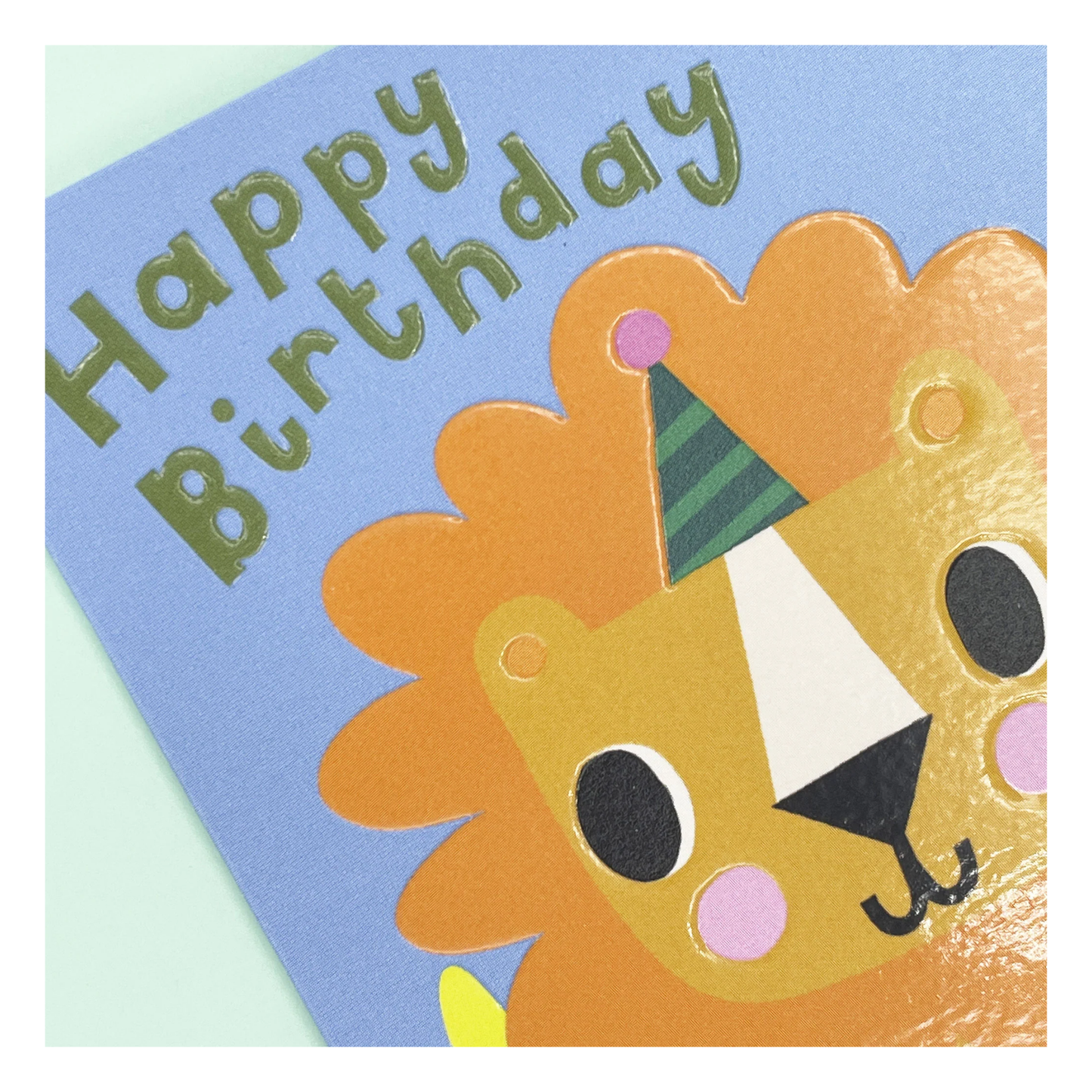 Little Happy Birthday Lion Card