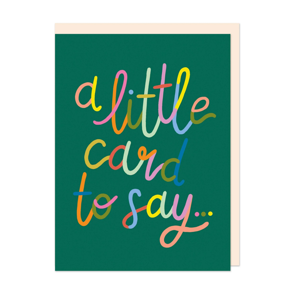 A Little Card To Say