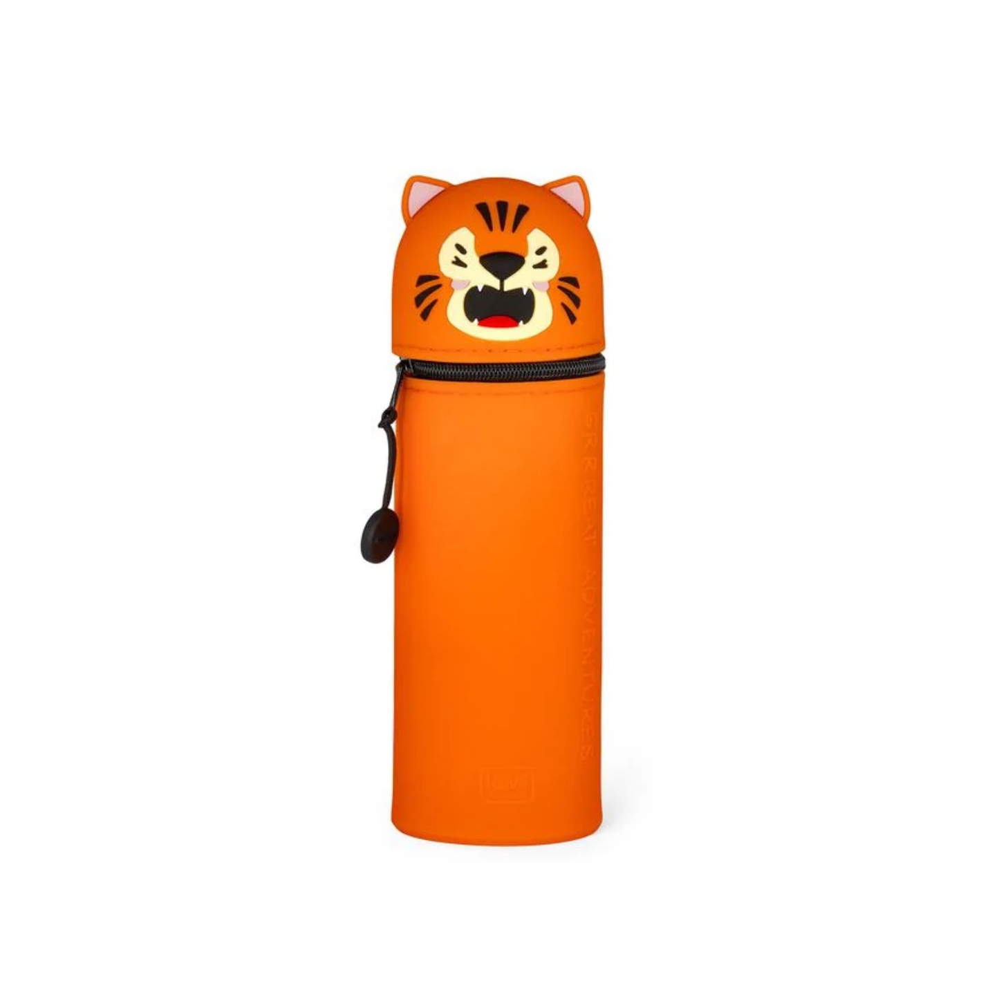 2 in 1 Soft Silicone Tiger Pencil Case