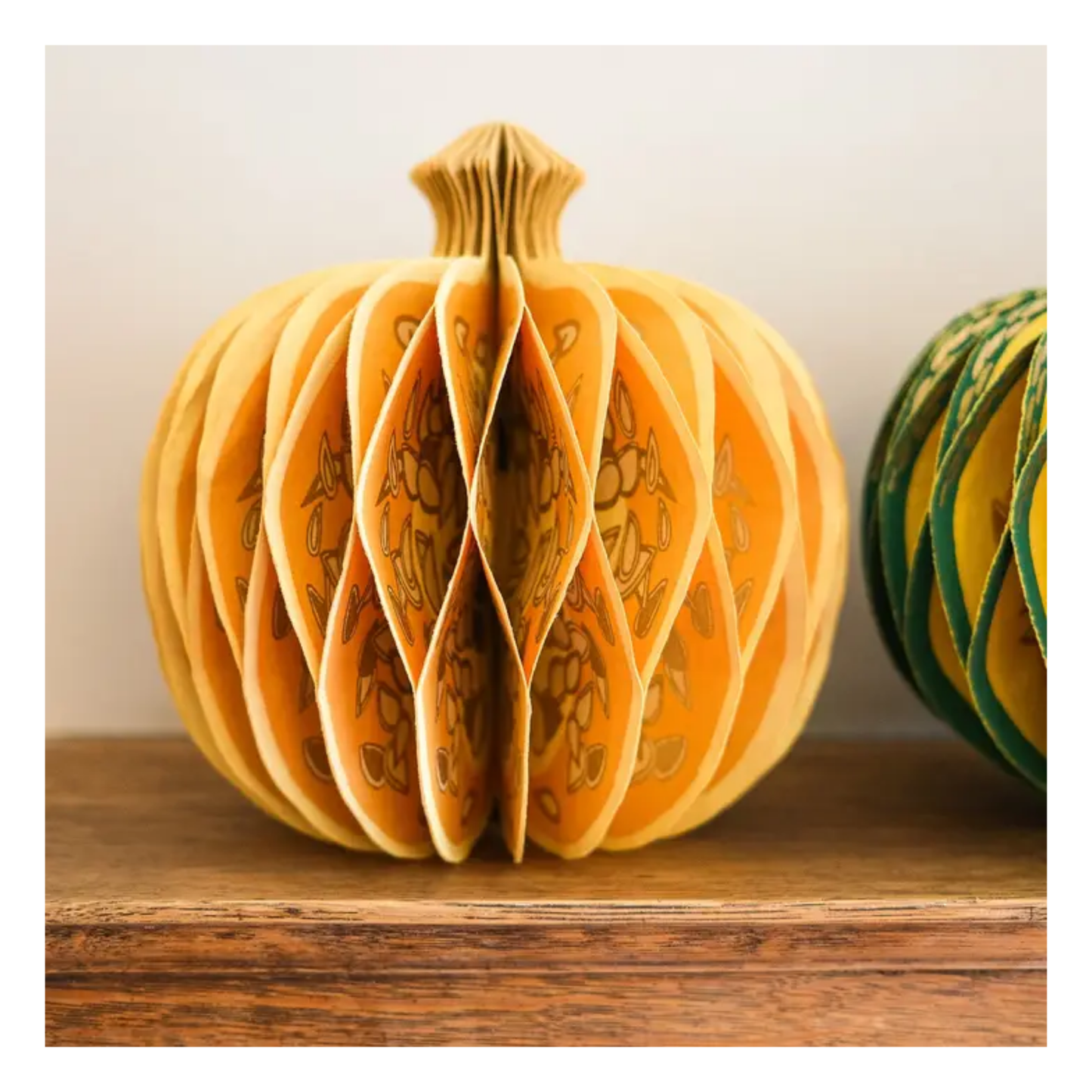 Pumpkin Honeycomb Decoration