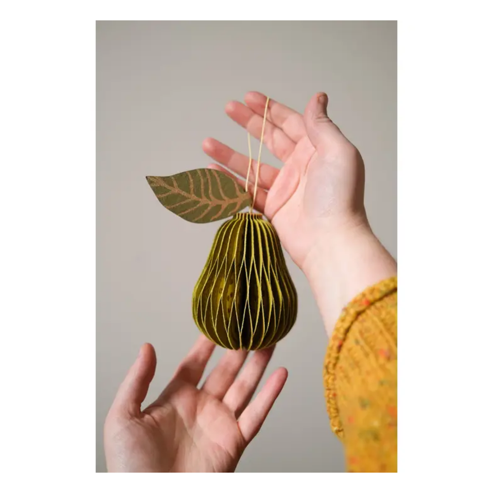 
                  
                    Pear Honeycomb Ornament
                  
                