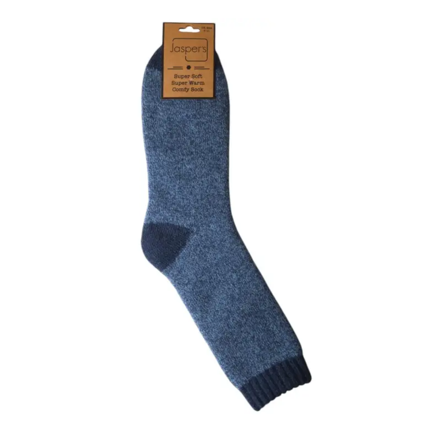 Blue Marl Cosy Men's Socks
