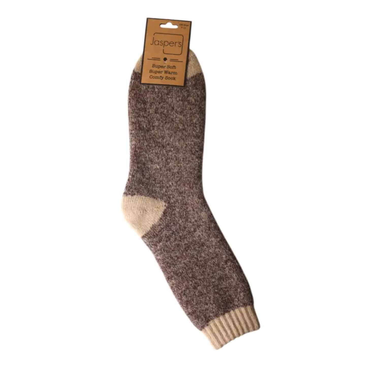 Cappuccino Marl Cosy Men's Socks