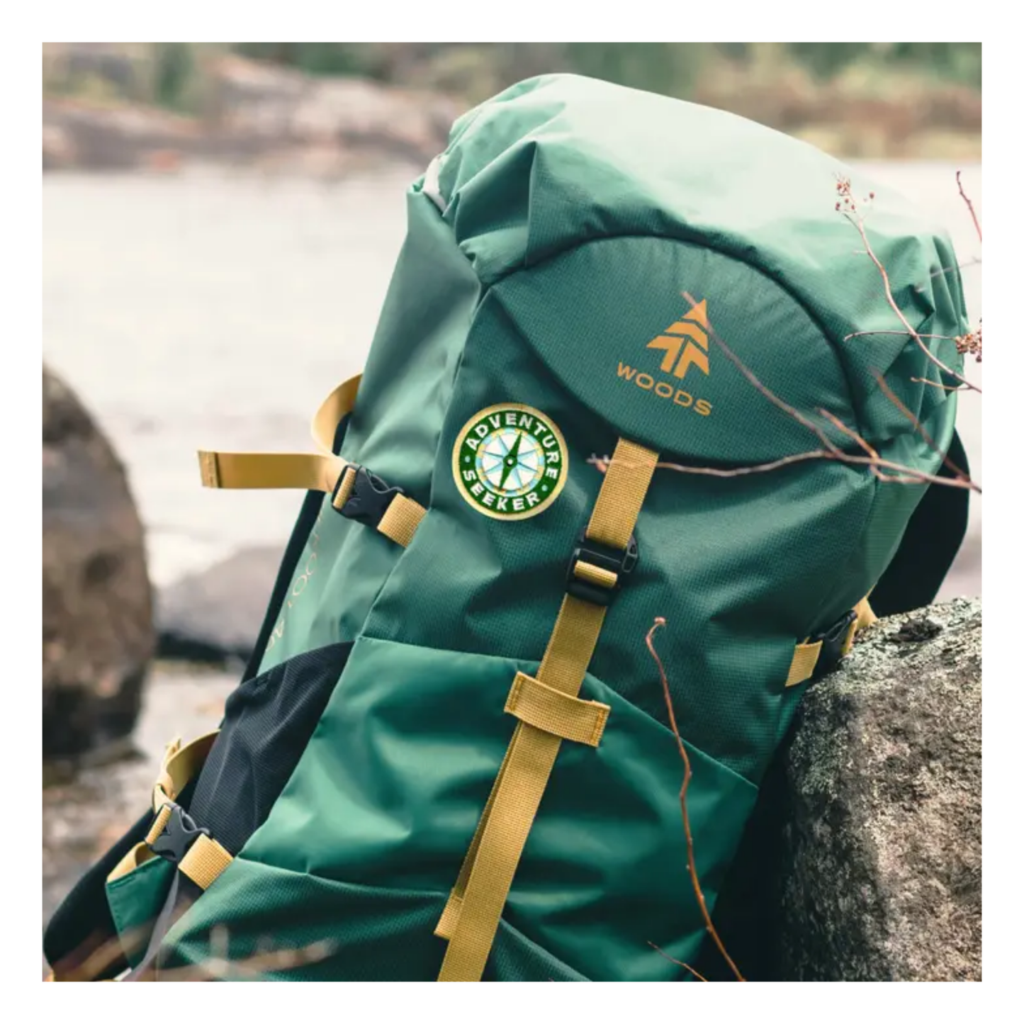 Adventure Seeker Embroidered Patch Greeting Card