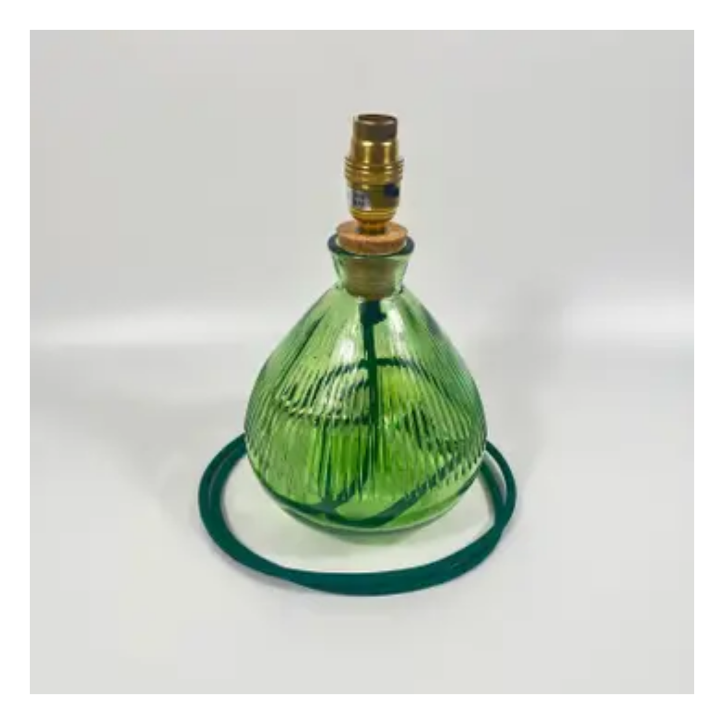Recycled Glass Kiwi Terrassa Lamp 24cm