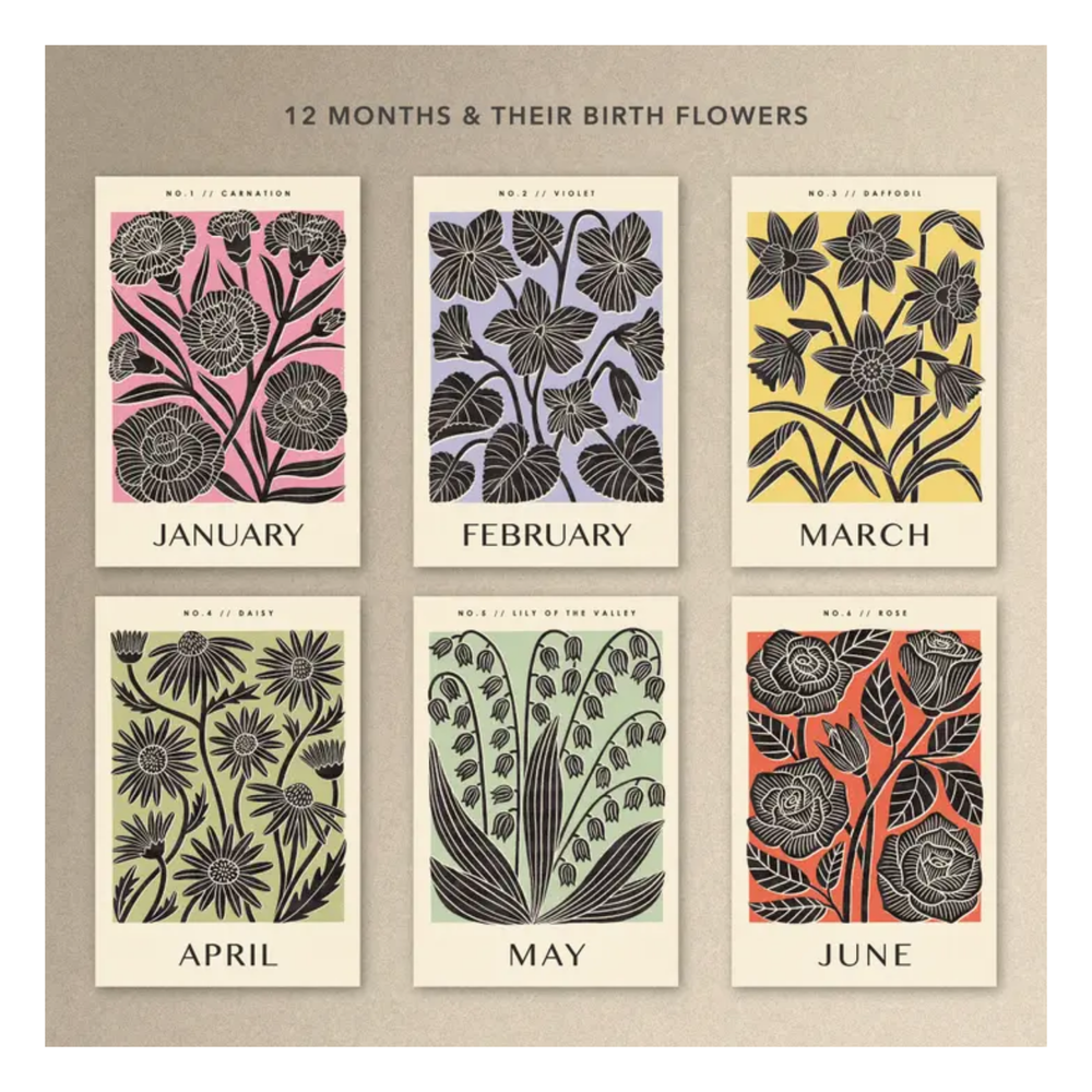 
                  
                    Birth Flower Wall Calendar
                  
                