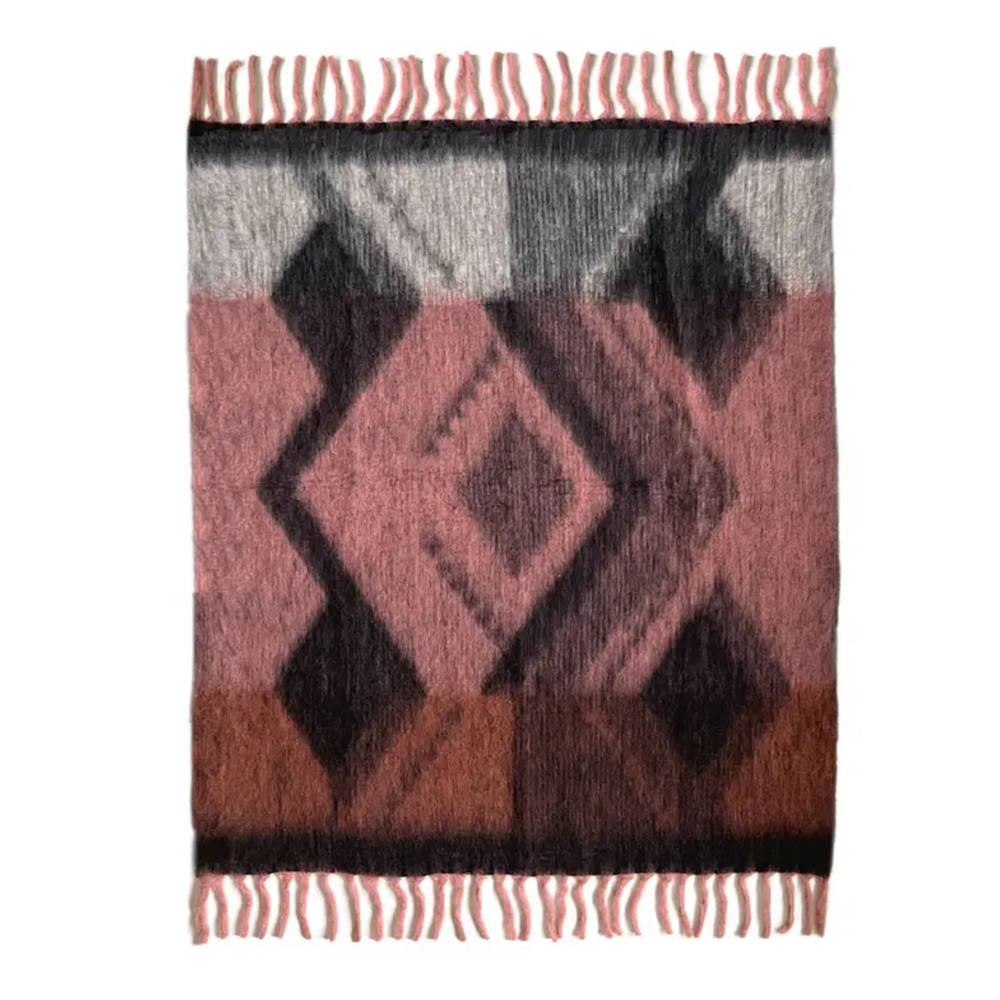 Zapotec Soft Black Recycled Throw