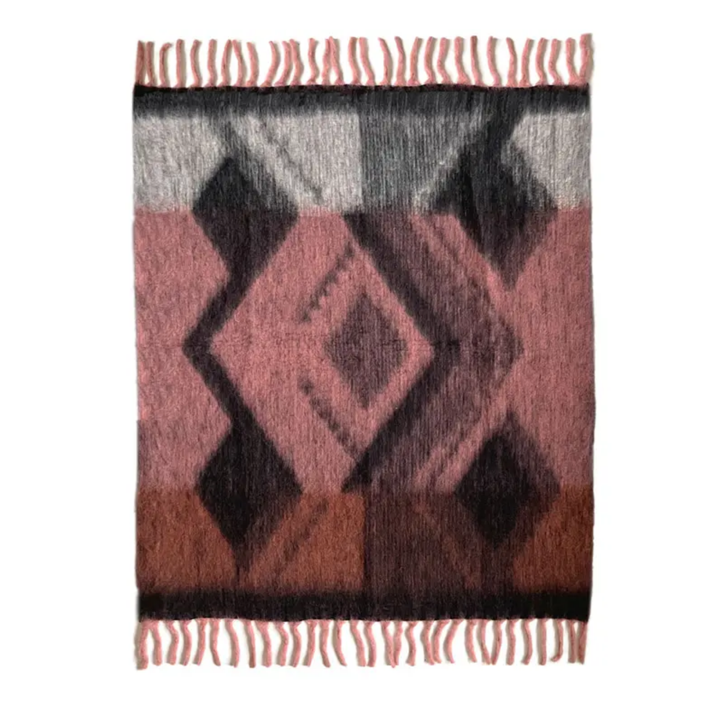 Zapotec Soft Black Recycled Throw