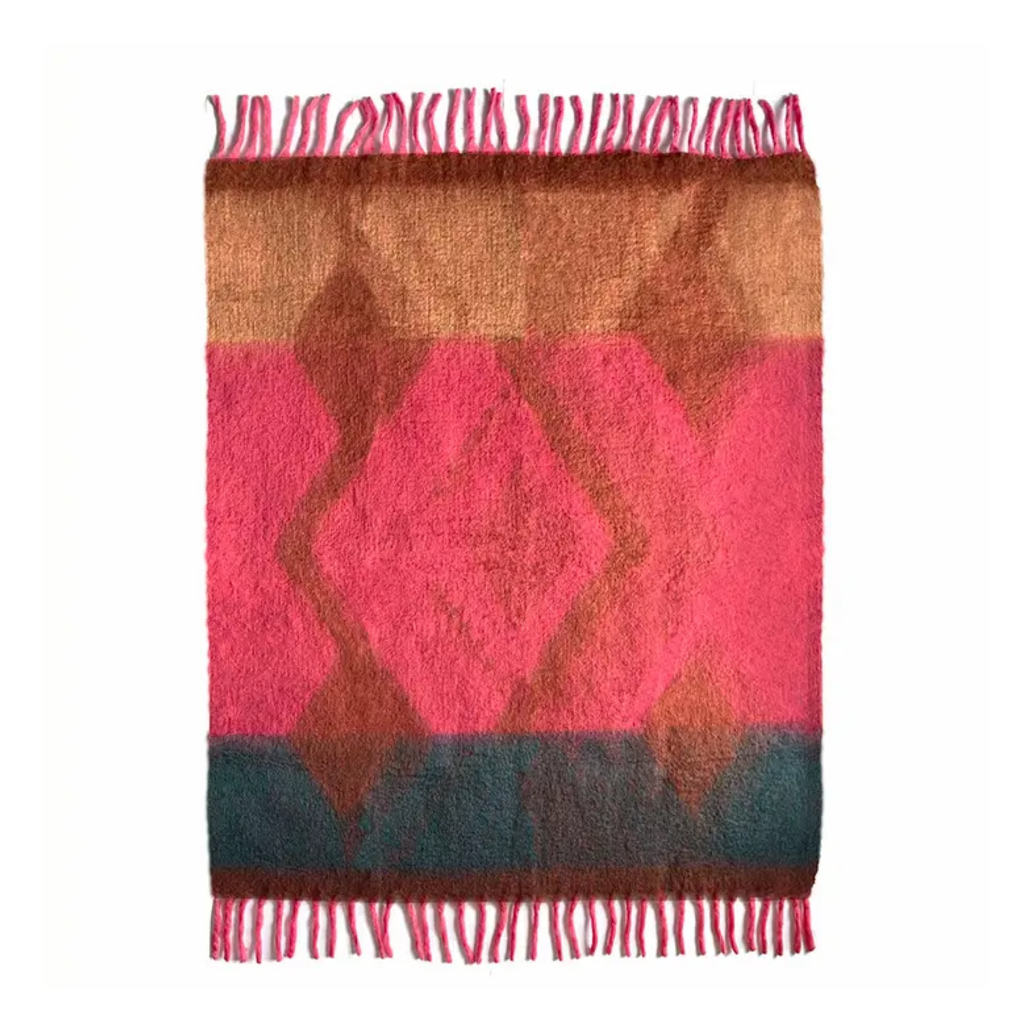 Zapotec Soft Pink Recycled Throw