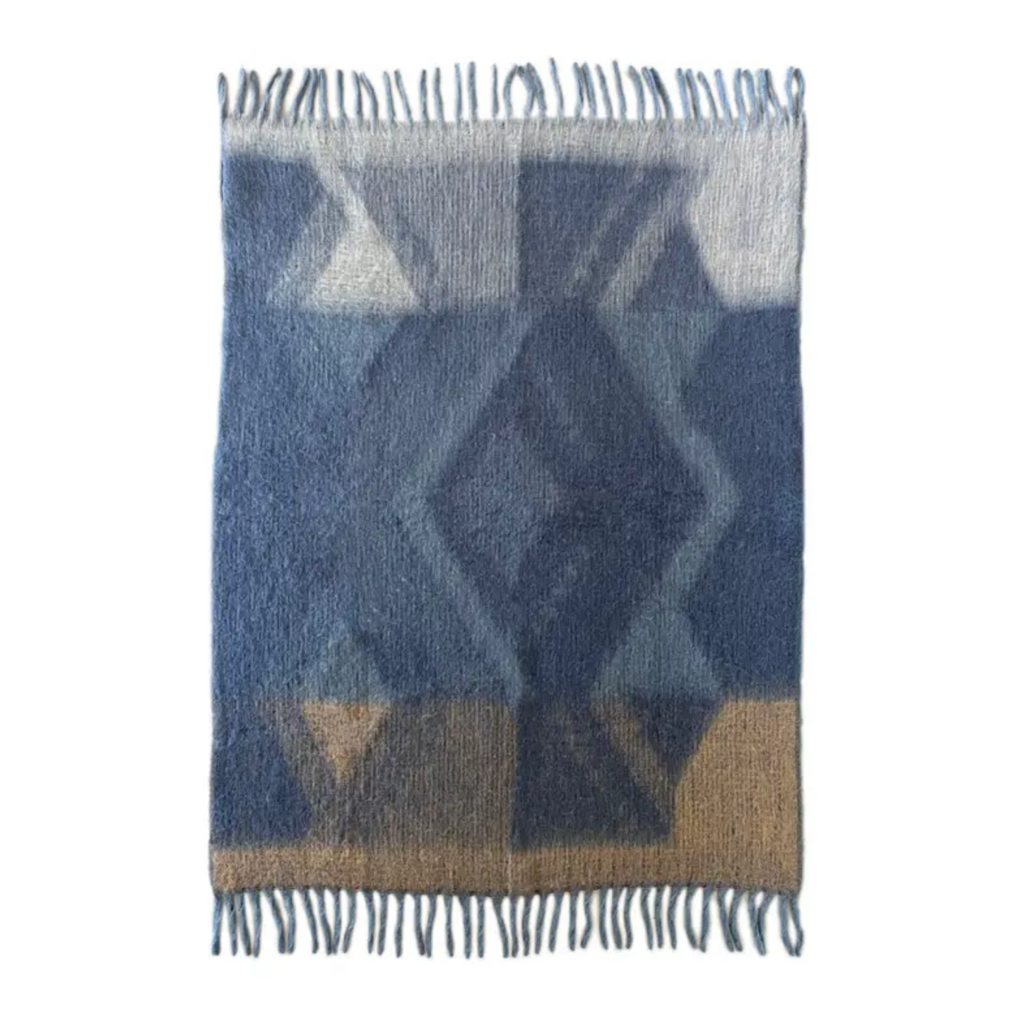 Zapotec Soft Blue Recycled Throw