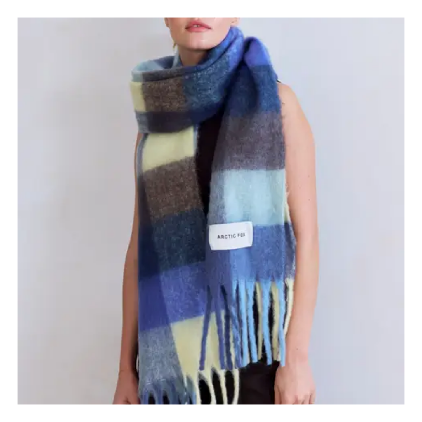 Blue & Yellow Reykjavik Scarf
