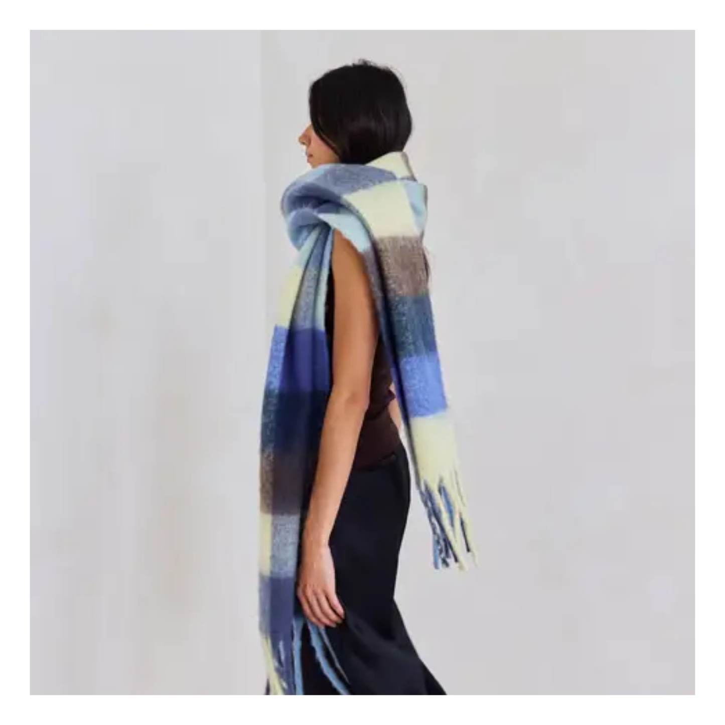 Blue & Yellow Reykjavik Scarf