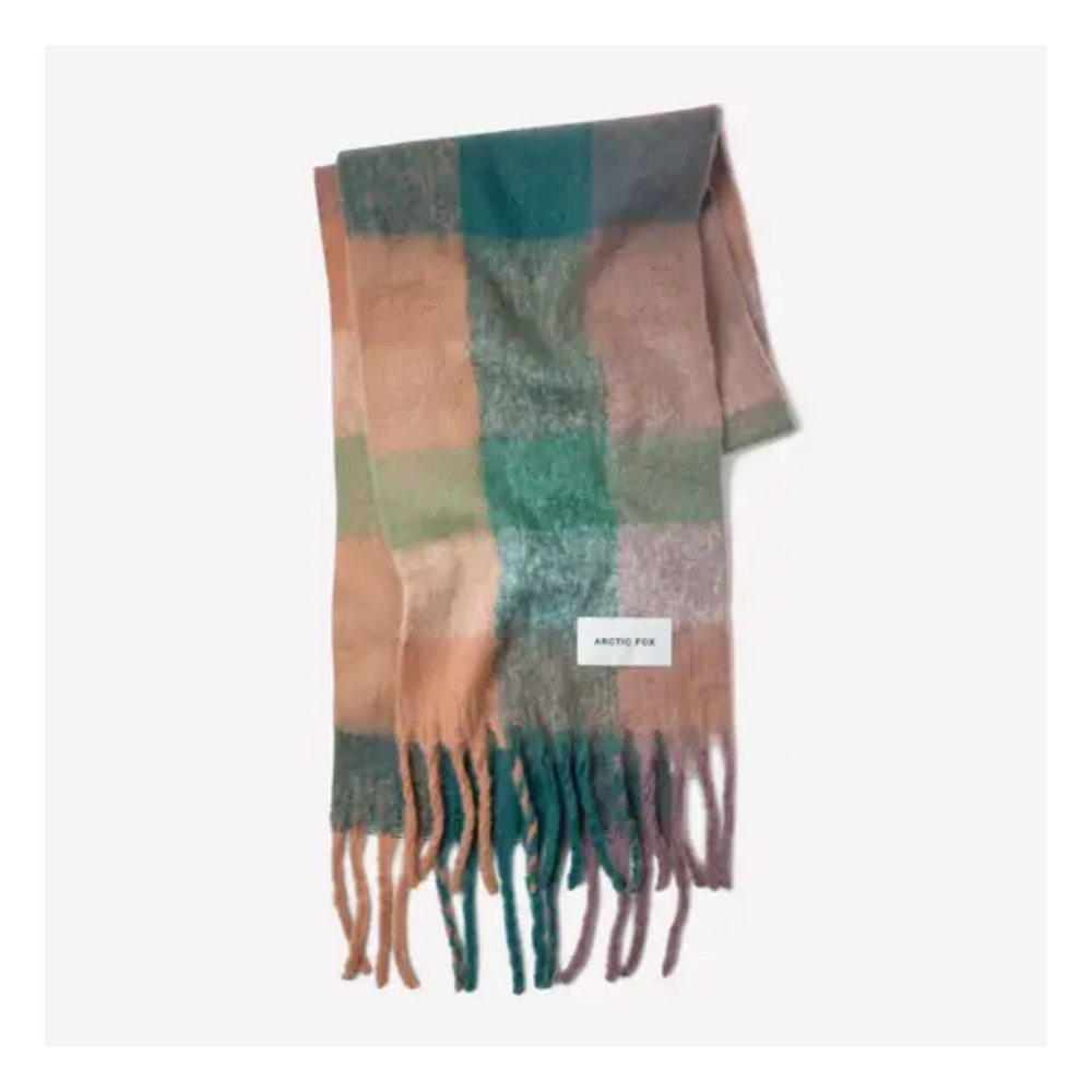 
                  
                    Purple Check Reykjavik Scarf
                  
                
