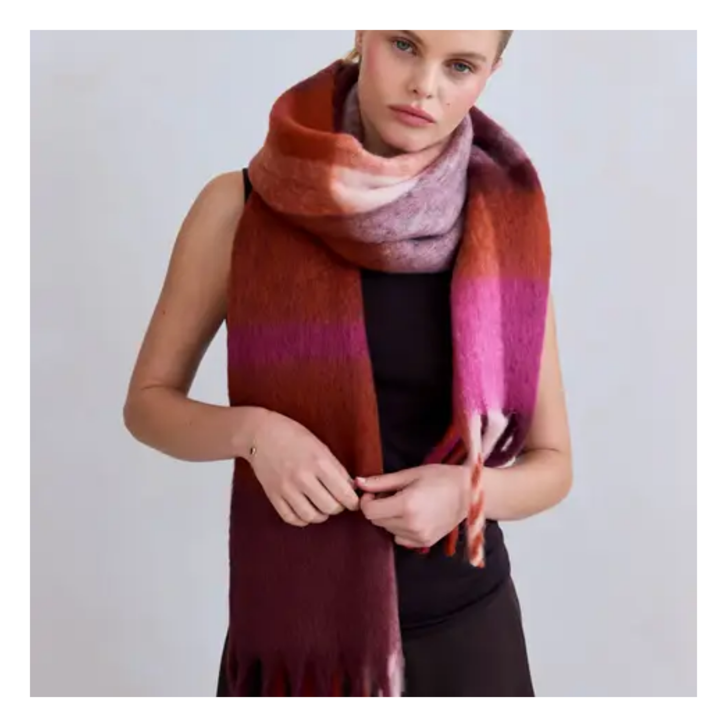 Autumnal Falls Reykjavik Scarf