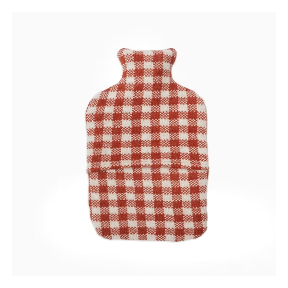 
                  
                    Rust Gingham Hot Water Bottle
                  
                