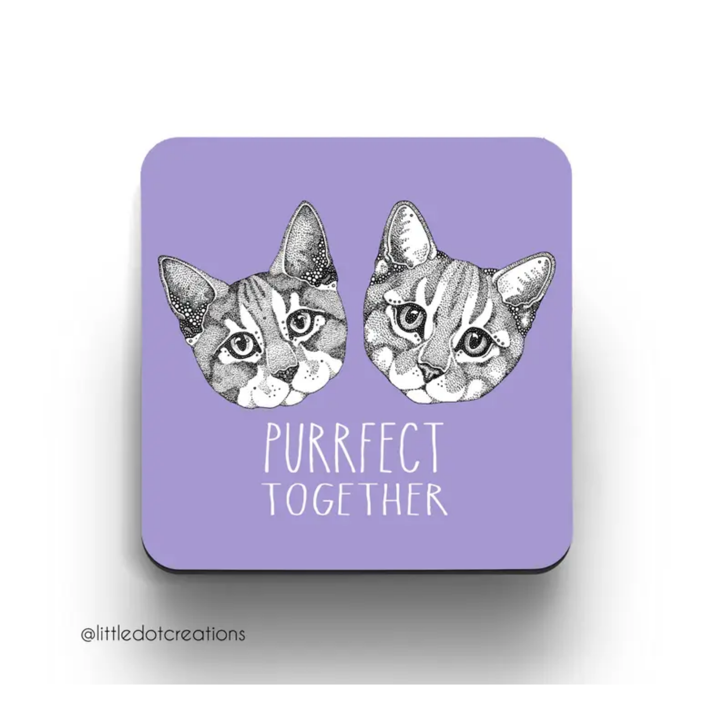 Purrfect Together Coaster