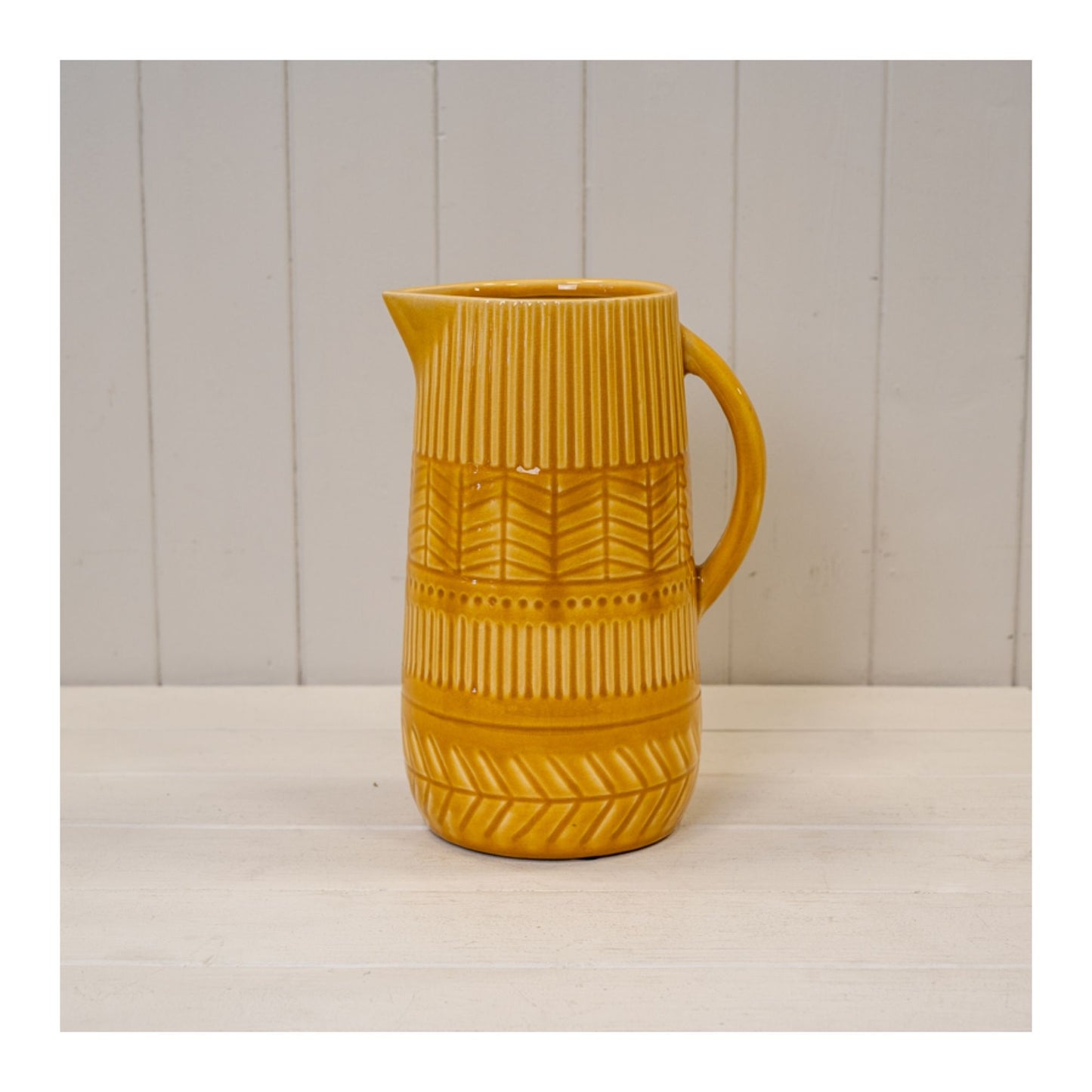 Yellow Ceramic Jug