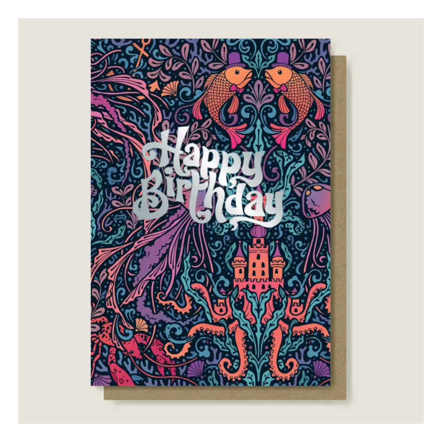 Sea Creature Birthday Card