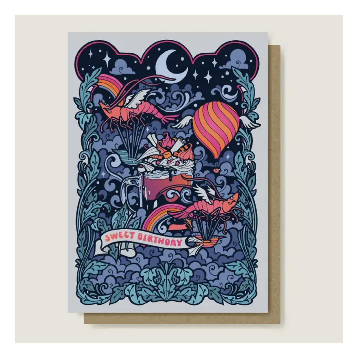 Fantasy Dreamscape Birthday Card