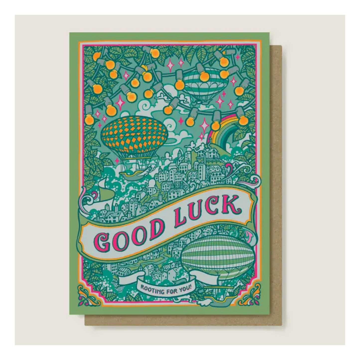 Good Luck Steampunk Card