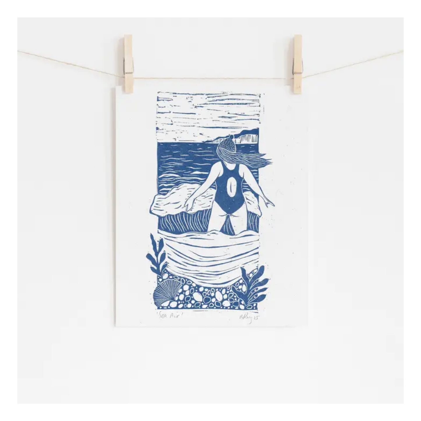 Sea Air Riso Print