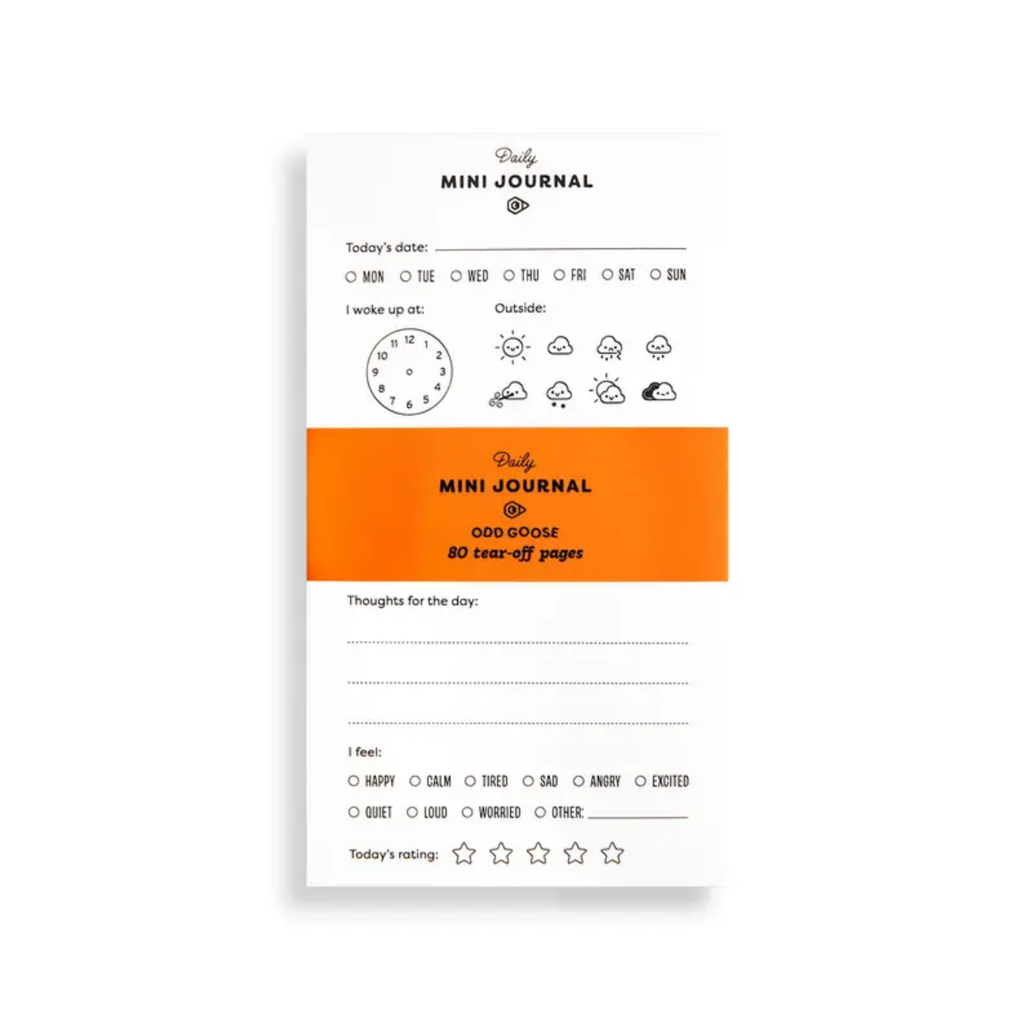 Daily Mini Journal Creative Notepad