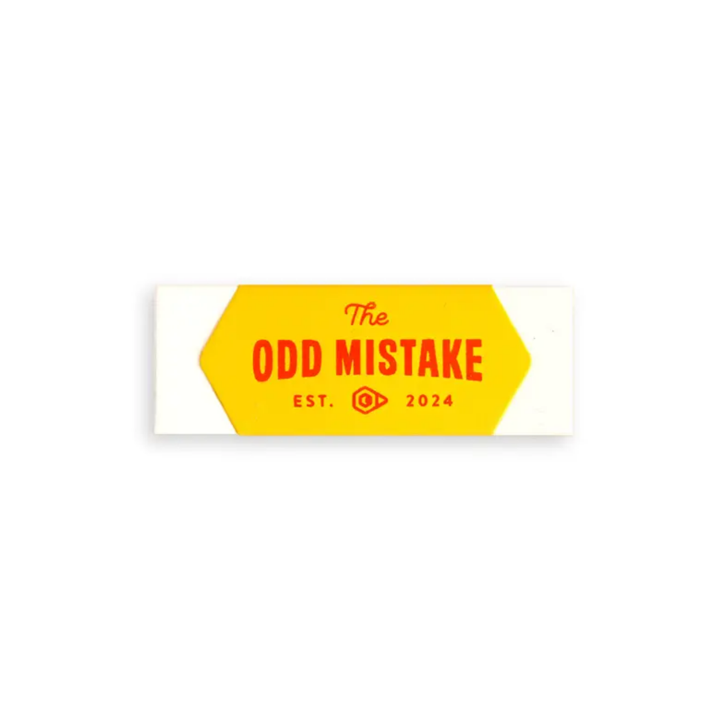 The Odd Mistake Foil Printed Eraser
