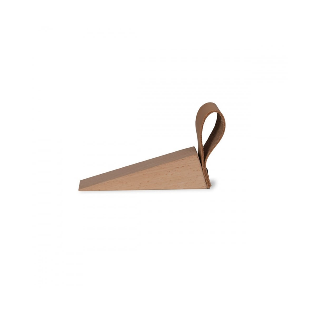 Door Wedge with Leather Strap