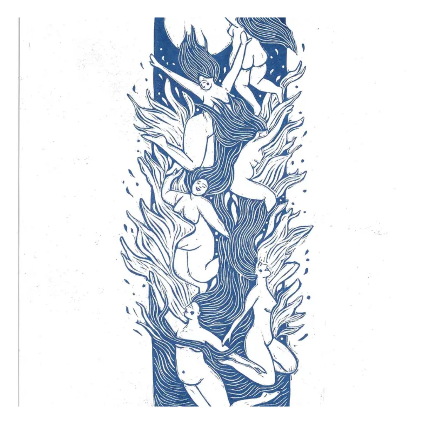 Wild Women Make A Splash Riso Print