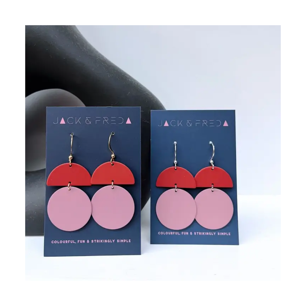 
                  
                    Dusky Rose & Rust Orla Earrings
                  
                