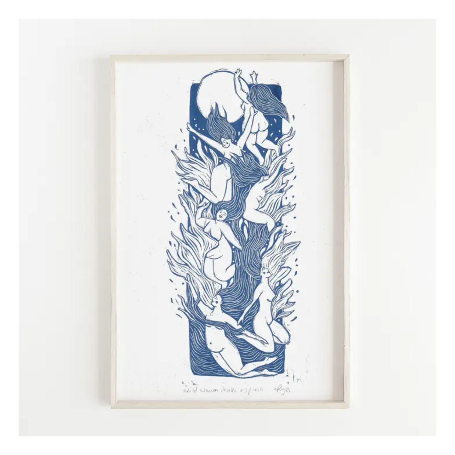 Wild Women Make A Splash Riso Print