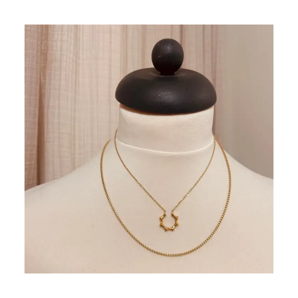 
                  
                    Gold Ray Necklace
                  
                