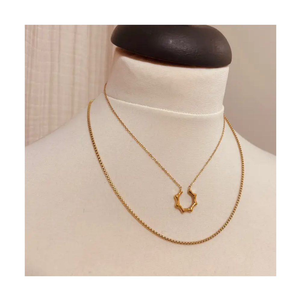 
                  
                    Gold Ray Necklace
                  
                